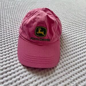 John Deere Youth (Age 5-10) Girl’s Pink Logo Baseball Hat Cap